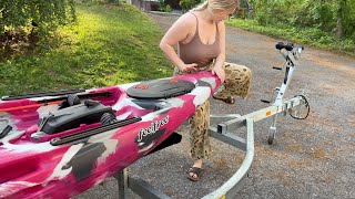 Fishing in the World's LIGHTEST Fishing Kayak!!! (59.6 lbs + 10'2