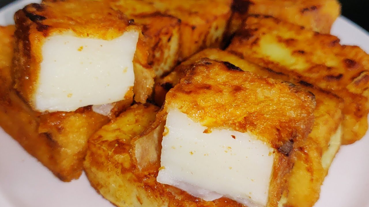 Fried Milk RecipeSpanish dessertleche frita Street food spanish