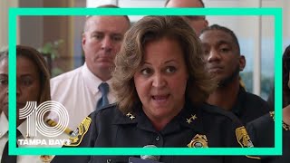Tampa Police Chief Mary O'Connor addresses recent shootings