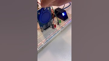 Combining RFID with fingerprint sensor and arduino #arduino #engineer #electronics #electrician