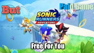 Sonic runner adventure fast action Paid Game If You Want Free Download Link In Description screenshot 5