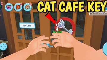 Finding Cafe Key - My pets: Stray Cat Simulator Gameplay 5 - My pets Stray Cat Simulator Walkthrough
