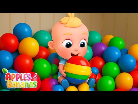 Canción de los Colores | Aprende Colores con Pelotas de Colores | Apples and Bananas Español
