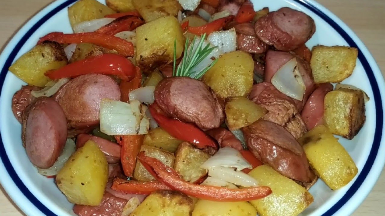 AIR FRYER POTATOES AND SAUSAGE EASY RECIPE mamaagneskitchen YouTube