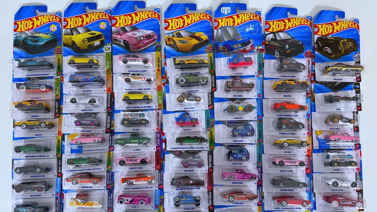 Hot Wheels 2026 Unboxing | 50 Diecast Cars Full Haul - YouTube