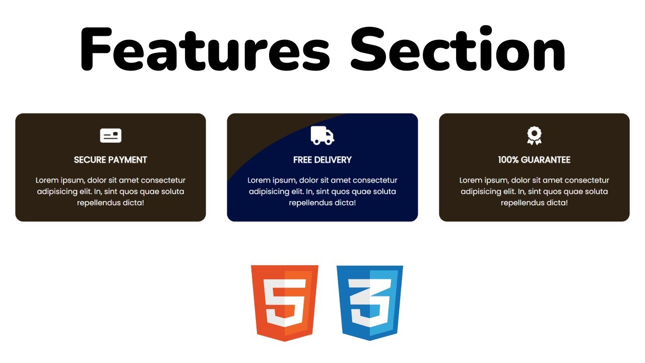 Как сделать features section для сайта Coffee Shop на HTML & CSS ...