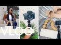 WEEKLY VLOG #35 (A CHILL VLOG) | NEW CAMERA & EQUIPMENT + UNBOXINGS + TAKIN IG PHOTOS | Andrea Renee