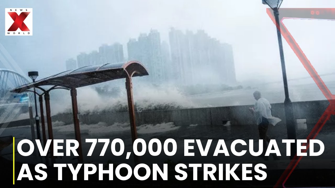 Typhoon Ragasa Hits China, 15 Dead in Taiwan; 770,000 Evacuated ...
