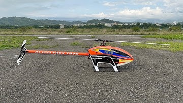 Testing new Align servos in orange Align TB70 - Luca Pescante