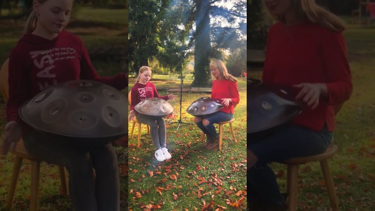 Handpan Duo | Kate Stone & Ronja #handpan #viral #trending #handpanmusic