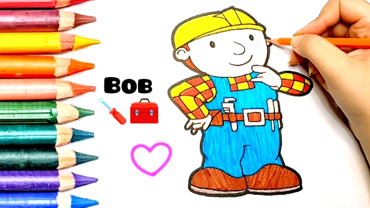How to Draw Bob the Builder | Easy Step-by-Step Cartoon Drawing Tutorial