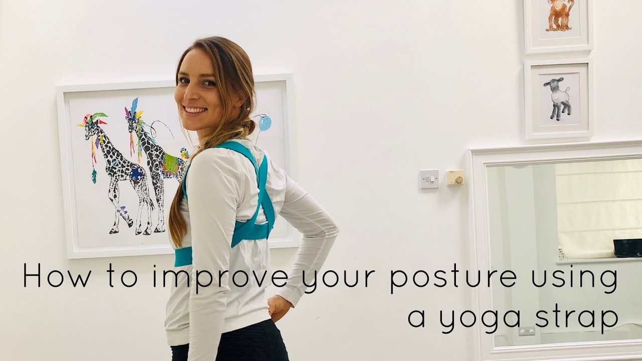 How to Improve Your Posture Using a Yoga Strap