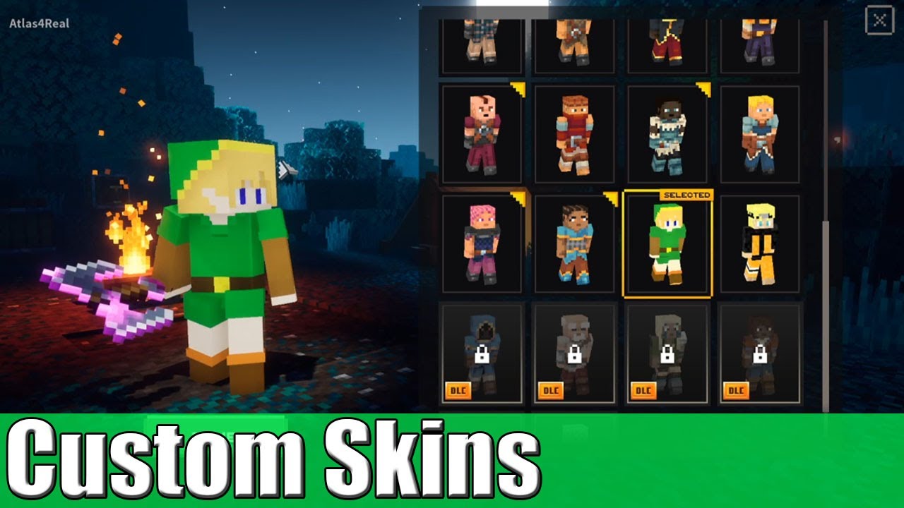 How To CREATE & USE YOUR Custom Skins in Minecraft Dungeons (Skins & Capes  Tutorial) 