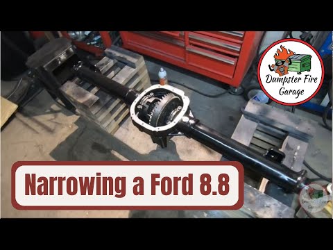 Narrowing the Nova's Ford 8.8 Axle