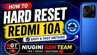 How to Hard Reset Redmi 10A (Easy & Fast Tech), Android, Redmi 10A