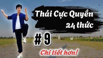Hướng dẫn TỰ HỌC THÁI CỰC QUYỀN 24 THỨC (phần 9) - Lãm tước vỹ