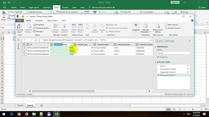 Import JSON File into Excel 2019