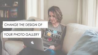 Change how your photo gallery looks on your Squarespace website