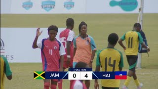 Reggae Boyz U14 Team Defeated By Haiti 4-0 | Haiti Was Brilliant