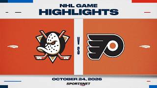 Full NHL Highlights | Ducks vs. Flyers - October 24, 2026 Update