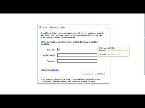 How to Convert a Webex Meeting Recording to MP4