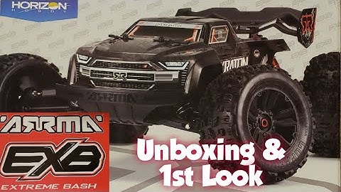 New Arrma Kraton EXB Full Option Roller Unboxing and 1st L👀k