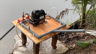 DIY  Homemade Water Pump From Broken Refrigerator