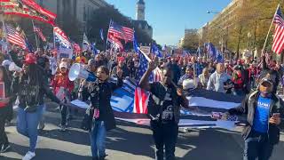 Cara Leading March for Trump