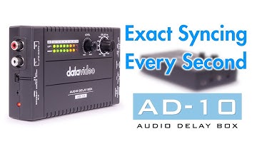 【Official】 Datavideo AD-10 Audio Delay Box Sync Video and Audio Perfectly ｜Datavideo