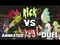 Rick sanchez duels yugi  part 1  in yugioh rick  morty