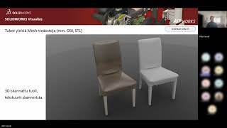 Webinartallenne SOLIDWORKS Visualize