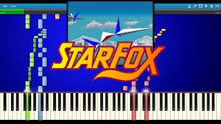 Star Fox - Corneria Synthesia chords