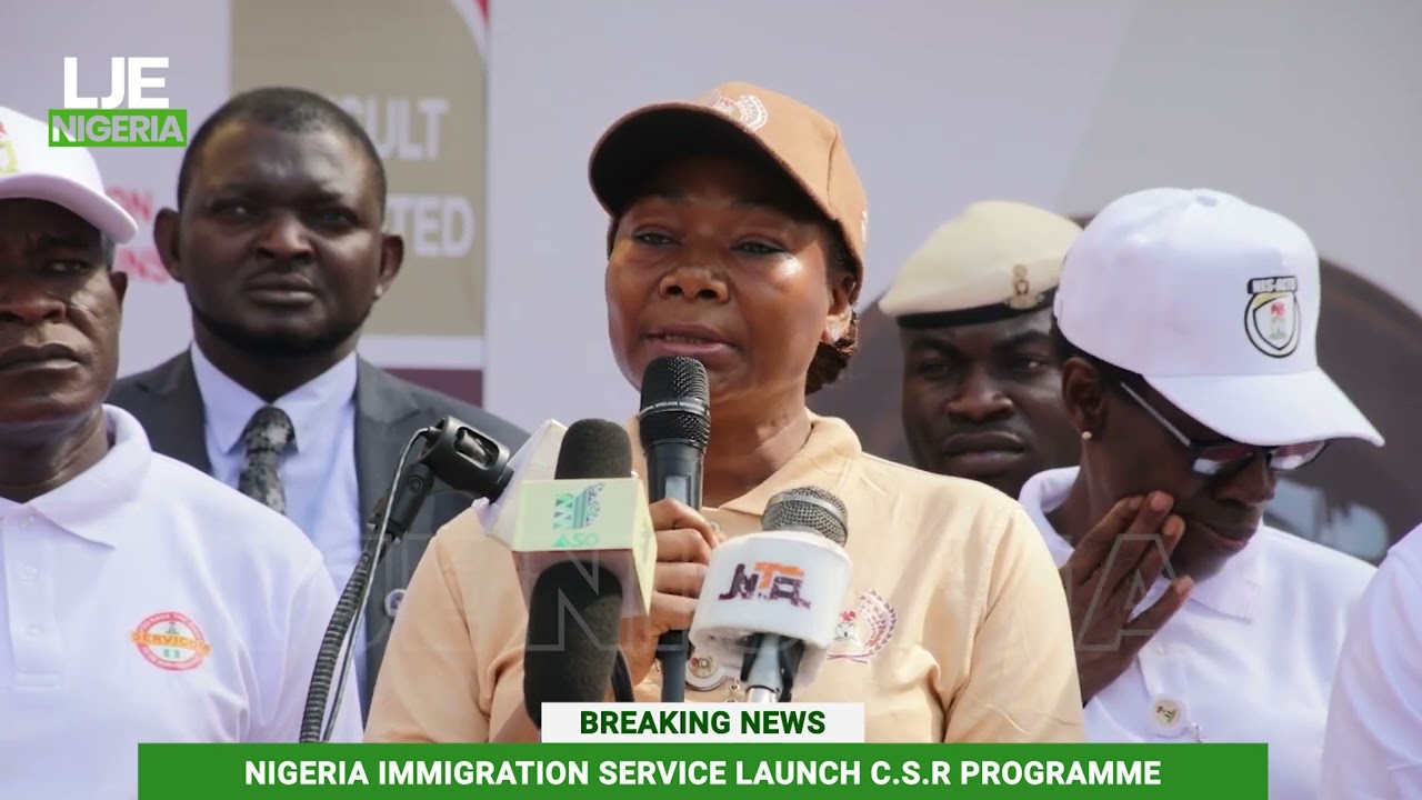 Nigeria Immigration Service launch Corporate Social Responsibility Programme.