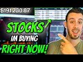 Top Stocks To Buy On A Crash!  Stocks I bought Today! Robinhood Investing