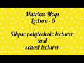 Matrices Mcqs | ukpsc polytechnic and school lecturer | #ukpsc #polytechniclecturer #mathemathics
