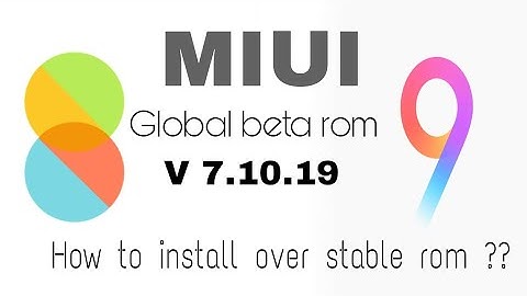 How To Install MIUI 9 global update |Without unlocking bootloader |Redmi  Note 4/4x and all Devices