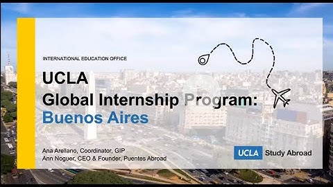 Global Internship Program: Info Session - Buenos Aires