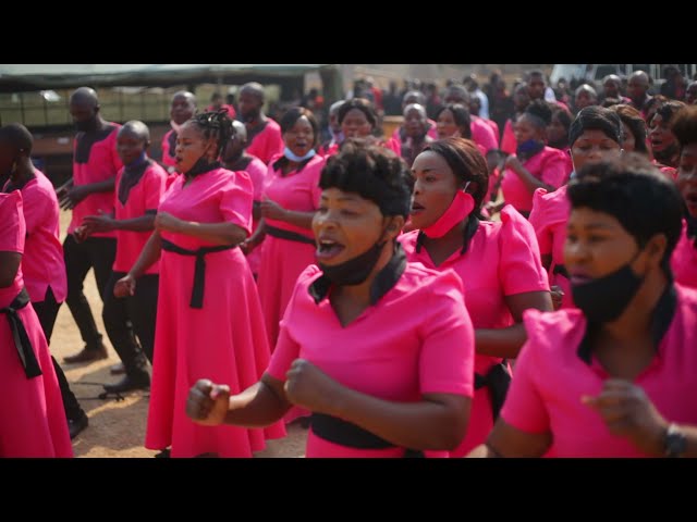 The Mighty Hossana Choir Tumulumbe live on stage class=