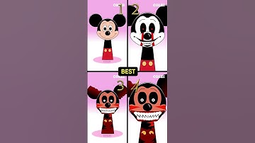 Sprunki OC  Mickey Mouse Phase 4 - Sprunki Incredibox #incredibox #animation #sprunki #shorts