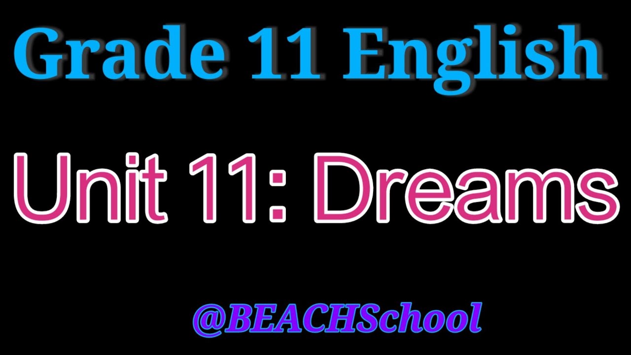 Great Things Start With A Dream Grade 11 English Textbook Unit 11 great-things-start-with-a-dream-grade-11-english-textbook-unit-11