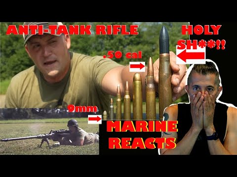 HUGE Anti Tank Rifle - Marine Reacts
