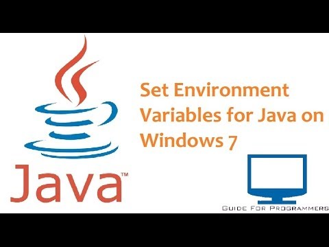 How to set Environment Variables for Java on Windows 7