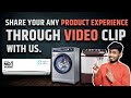 Share your any Home Appliances (AC Ref) Product Experience with @primetvtech845 through Video Clip