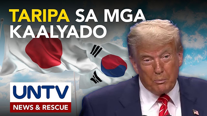 Japan at South Korea, binantaan ni Trump ng 25% tariffs