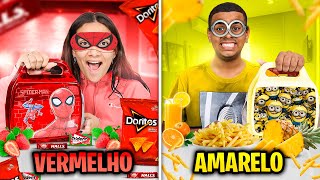 LANCHEIRA VERMELHA VS LANCHEIRA AMARELA - QUAL A MELHOR? - JULIANA BALTAR