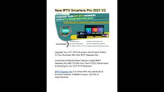 REBRAND NEW IPTV SMARTERS PRO V3 FOR YOUR OTT IPTV BUSINESS image