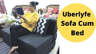 Uberlyfe Two Seater Sofa Cum Bed Unboxing & Review After Usage | Sofa cum Bed for Small Space