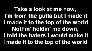 Ace Hood : Top of The World Lyrics on the Screen