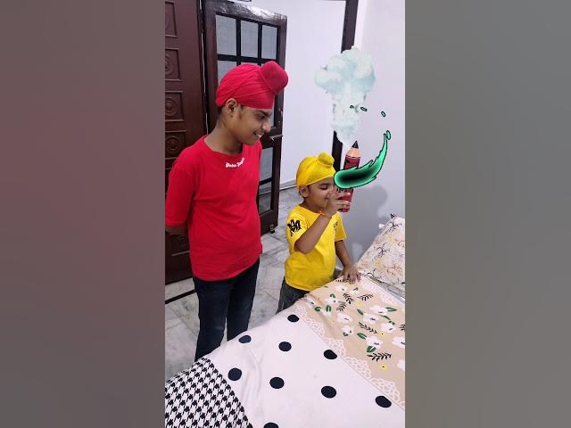 Abhi ☺ ke sath Magic ✨ Pencil 🖍 Ne ki cheating 😯☹️#shorts #minivlog #abhibajwa