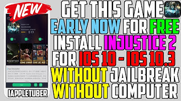 How To Install Injustice 2 Mobile Game Early for FREE iOS 10 - 10.3 (NO Computer) iPhone, iPad, iPod